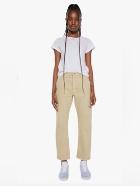 Mother The Ditcher Utility Flood in Pale Green Size 24